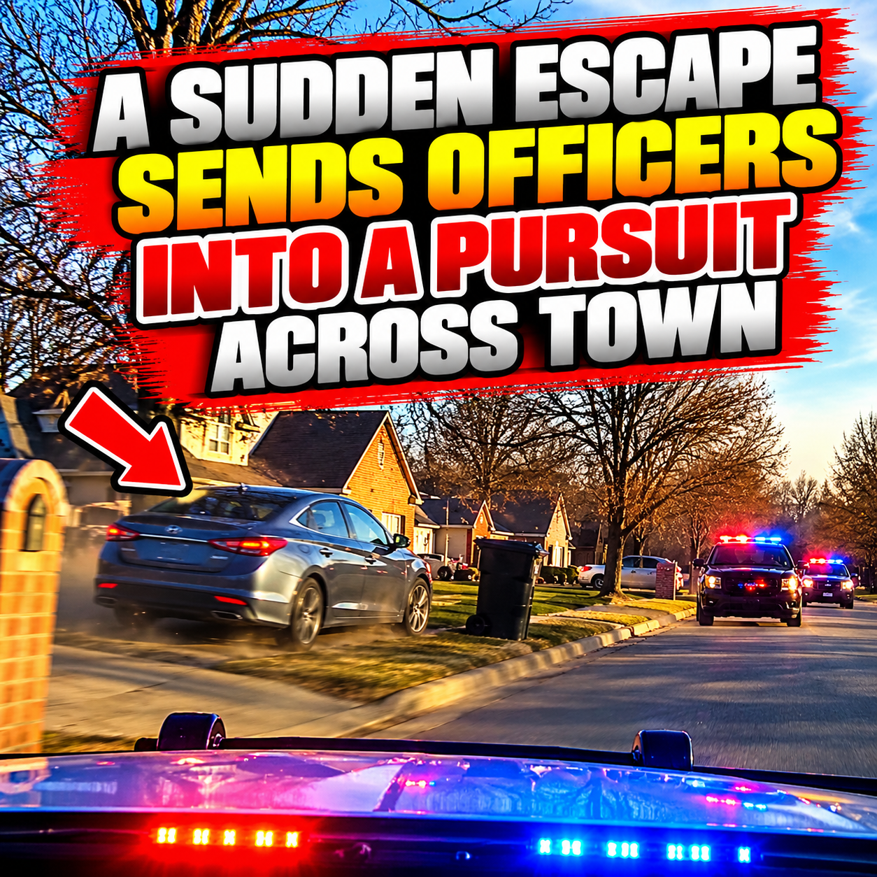 A Sudden Escape Sends Officers Into a Pursuit Across Town