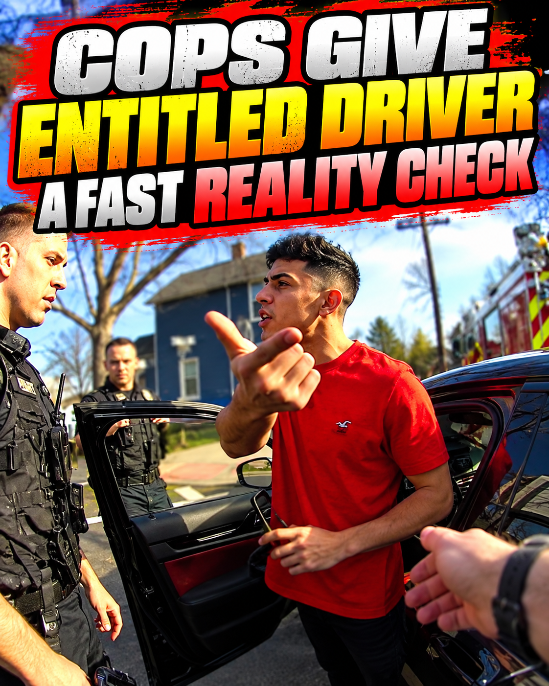 Cops Give Entitled Driver a Fast Reality Check