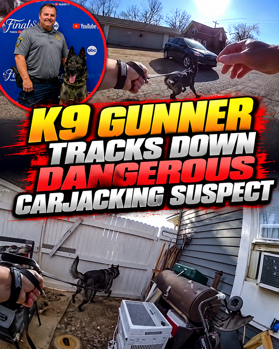 K9 Gunner Tracks Down Dangerous Carjacking Suspect