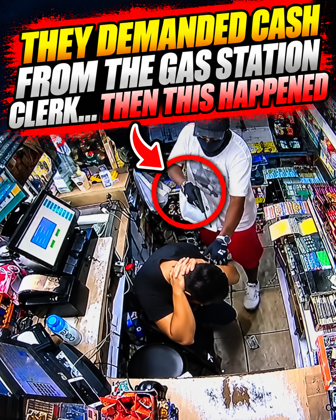 They Demanded Cash From The Gas Station Clerk… Then This Happened