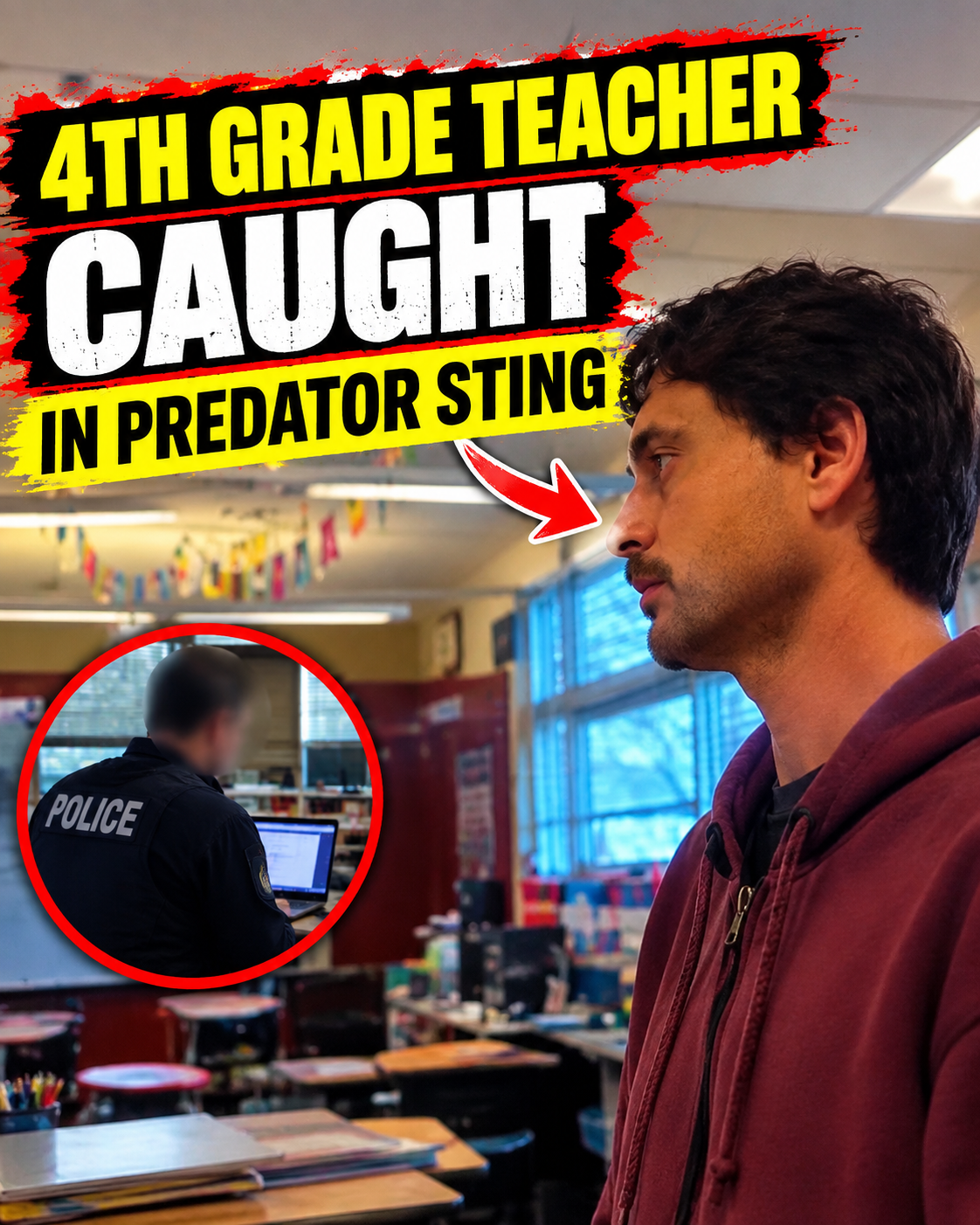 4th Grade Teacher Caught in Predator Sting3