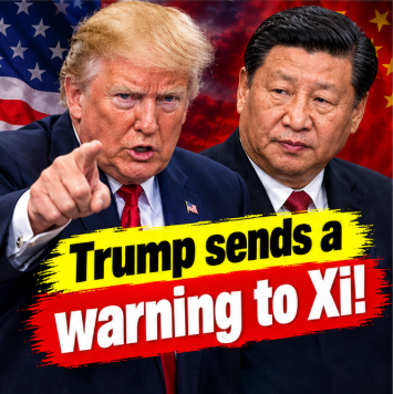 Trump sends a warning to Xi!