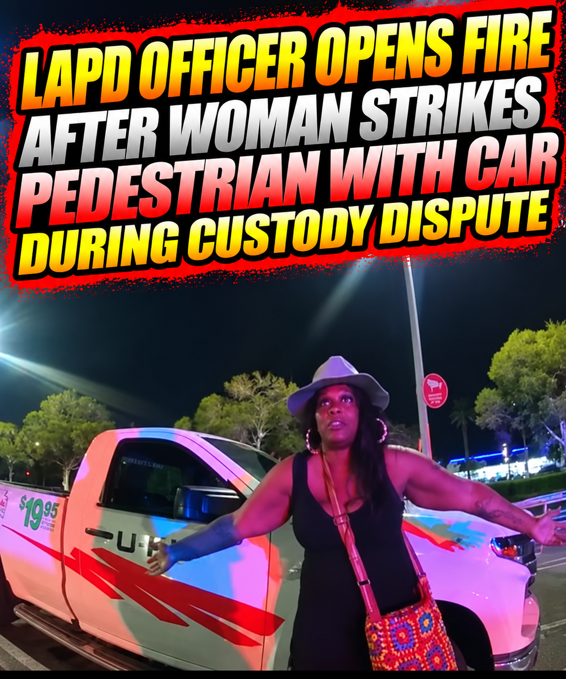 LAPD Officer Opens Fire After Woman Strikes Pedestrian With Car During Custody Dispute