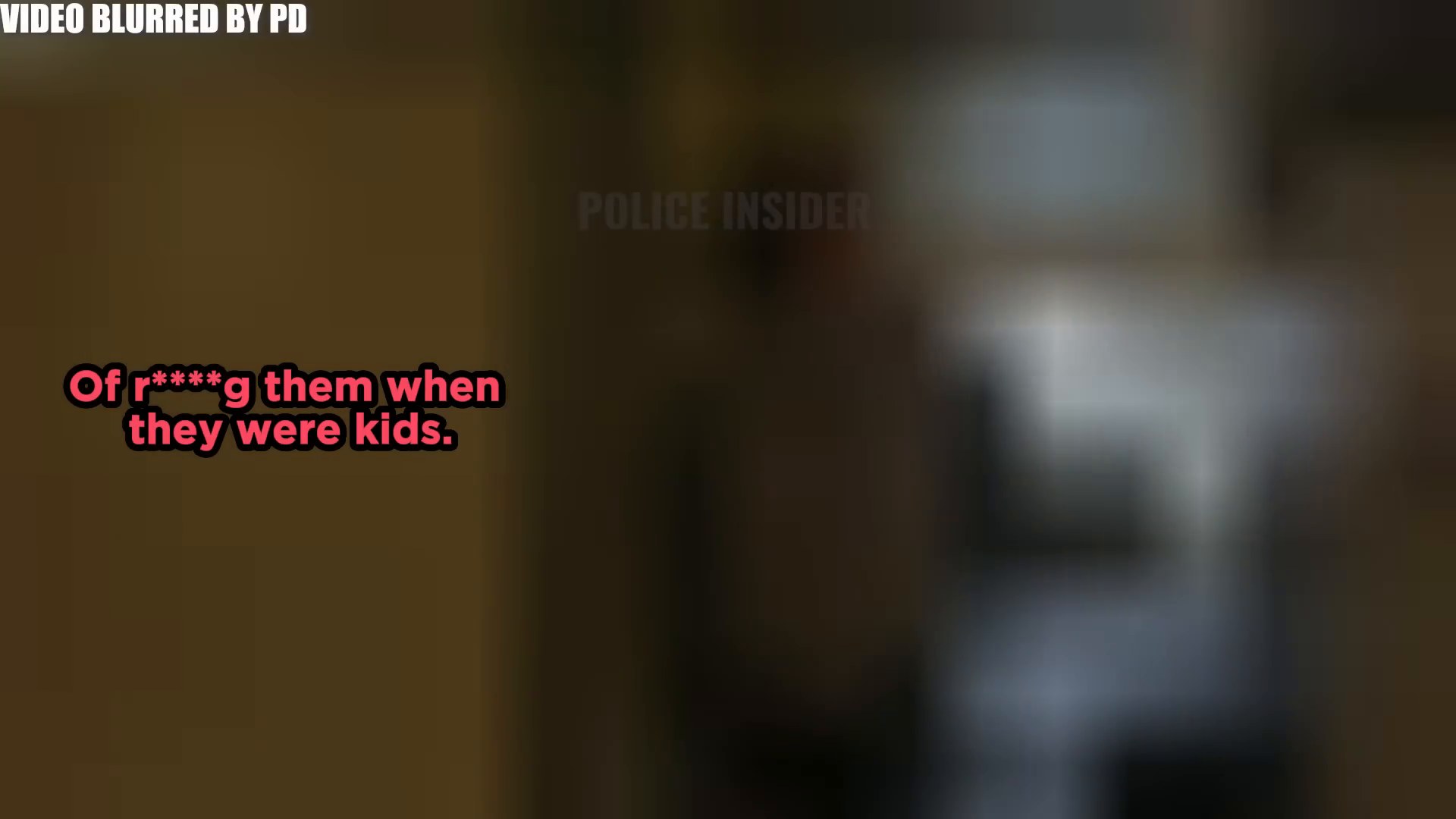 Uncropped frame from the supplied police footage