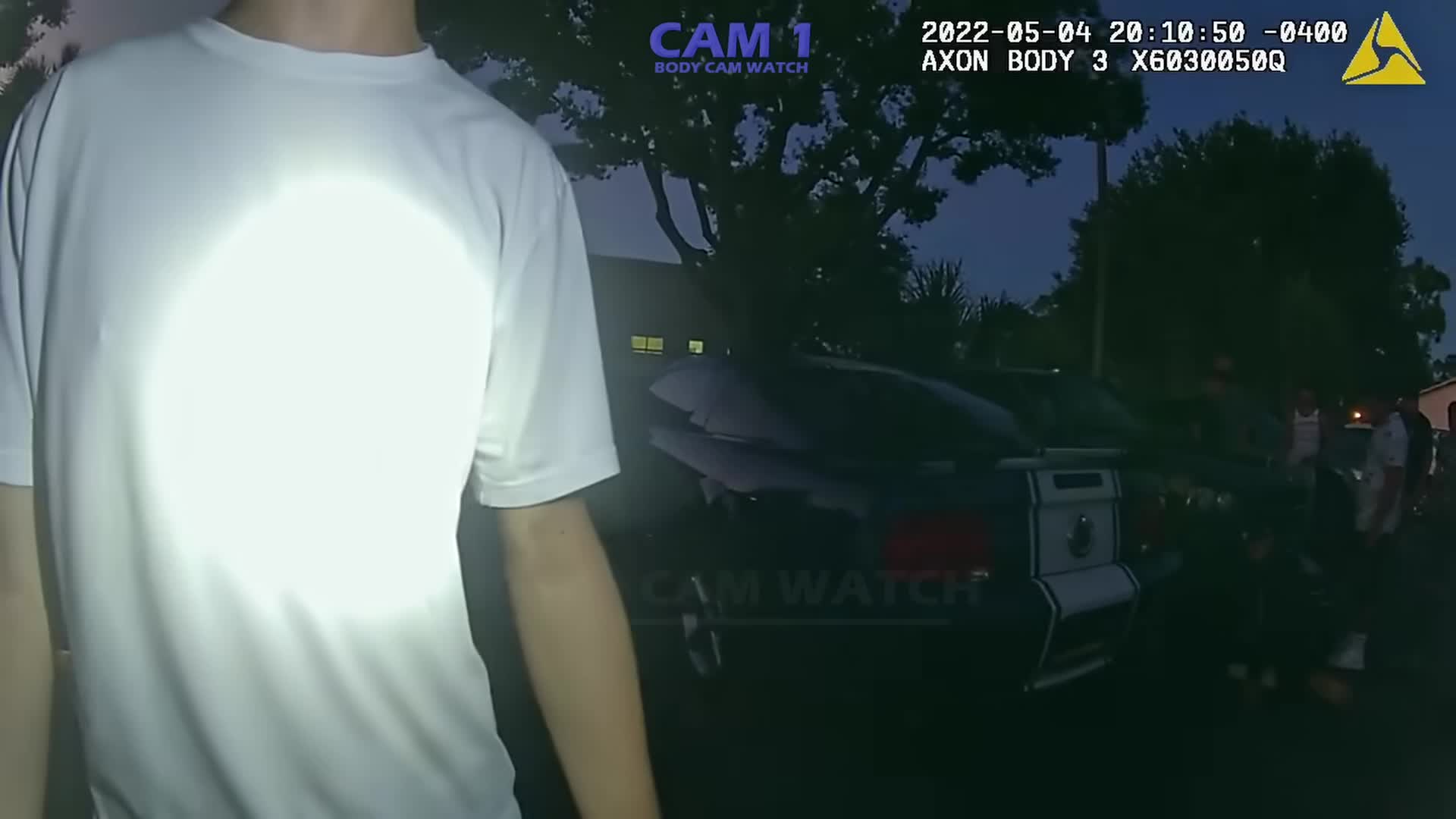 Uncropped frame from the supplied May 4, 2022 body-camera footage