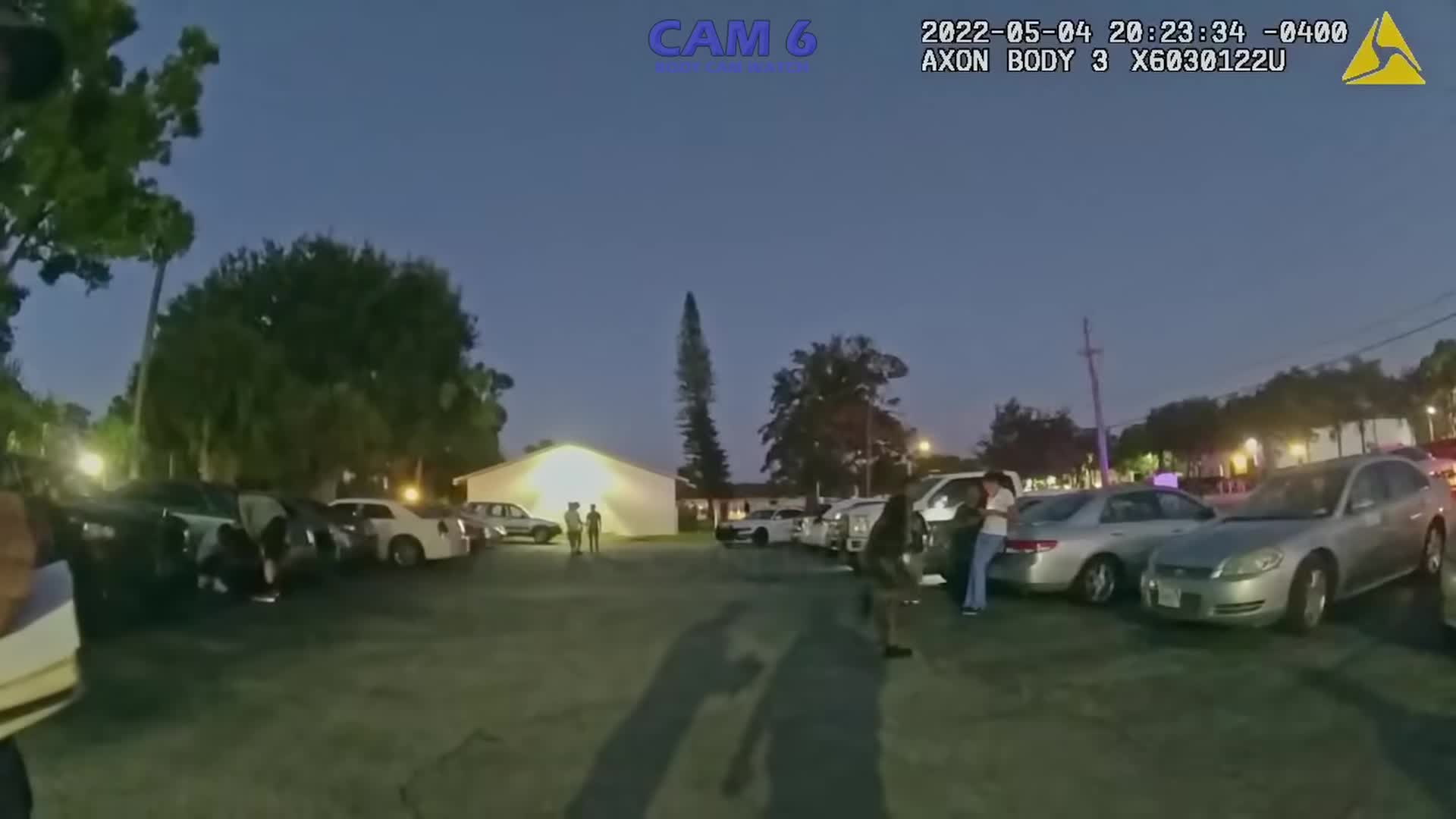 Uncropped frame from the supplied May 4, 2022 body-camera footage