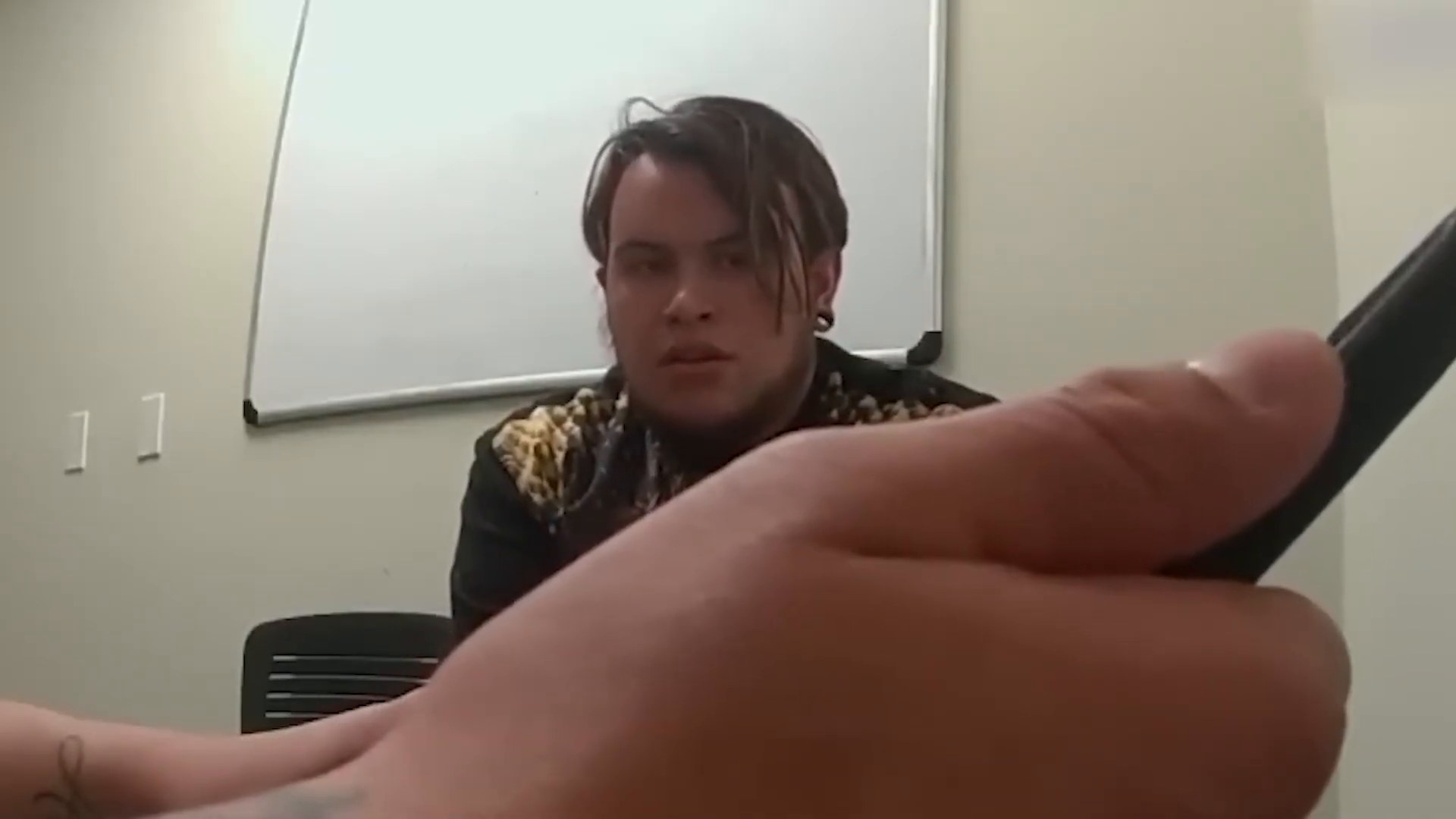 Uncropped frame from the supplied police and interview footage