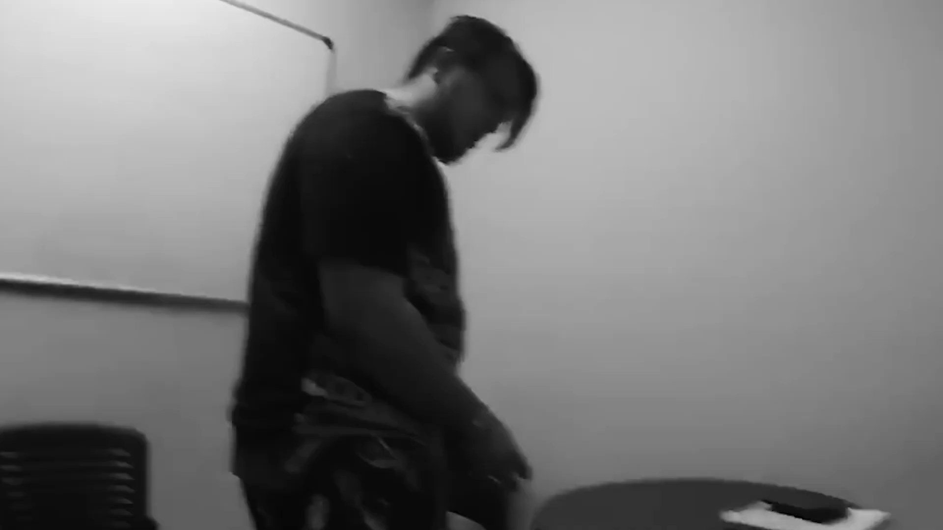 Uncropped frame from the supplied police and interview footage