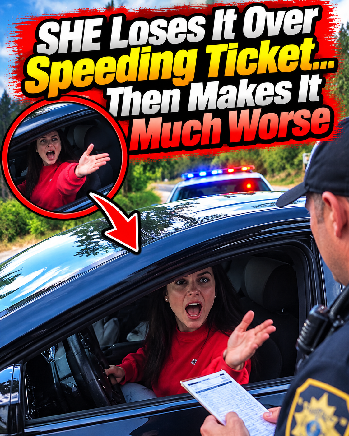18-Year-Old Loses It Over Speeding Ticket… Then Makes It Much Worse