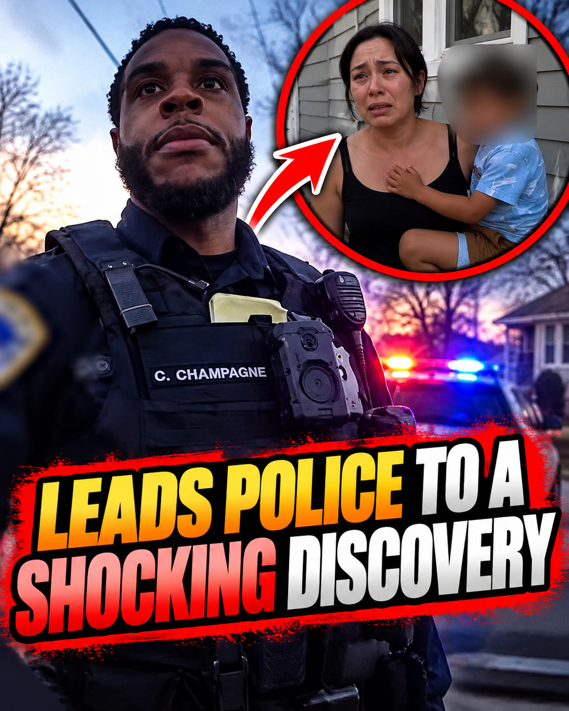 a crying 2-year-old leads police to a shocking discovery