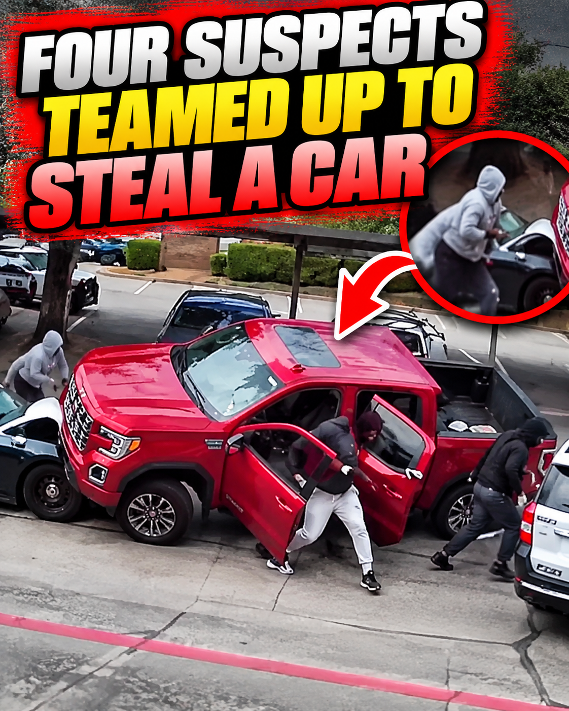 FOUR BLACK TEENAGERS TEAMED UP TO STEAL A CAR.