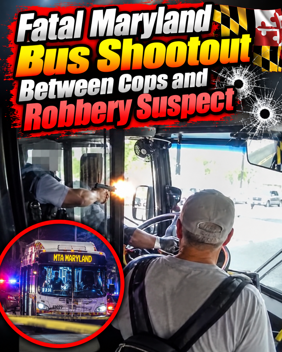  Fatal Maryland Bus Shootout Between Cops and Robbery Suspect