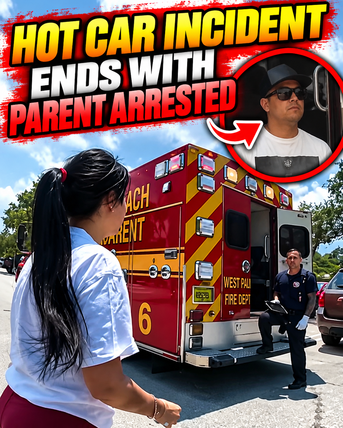 Cops RESCUE Baby From Hot Car, Parent Arrested