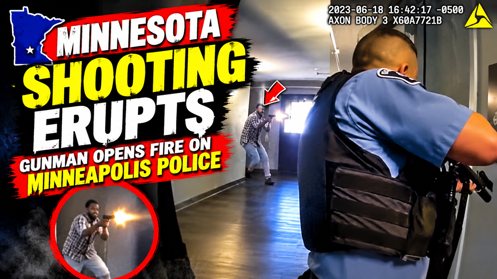 🚨 MINNESOTA SHOOTING ERUPTS | Gunman Opens Fire on Minneapolis Police