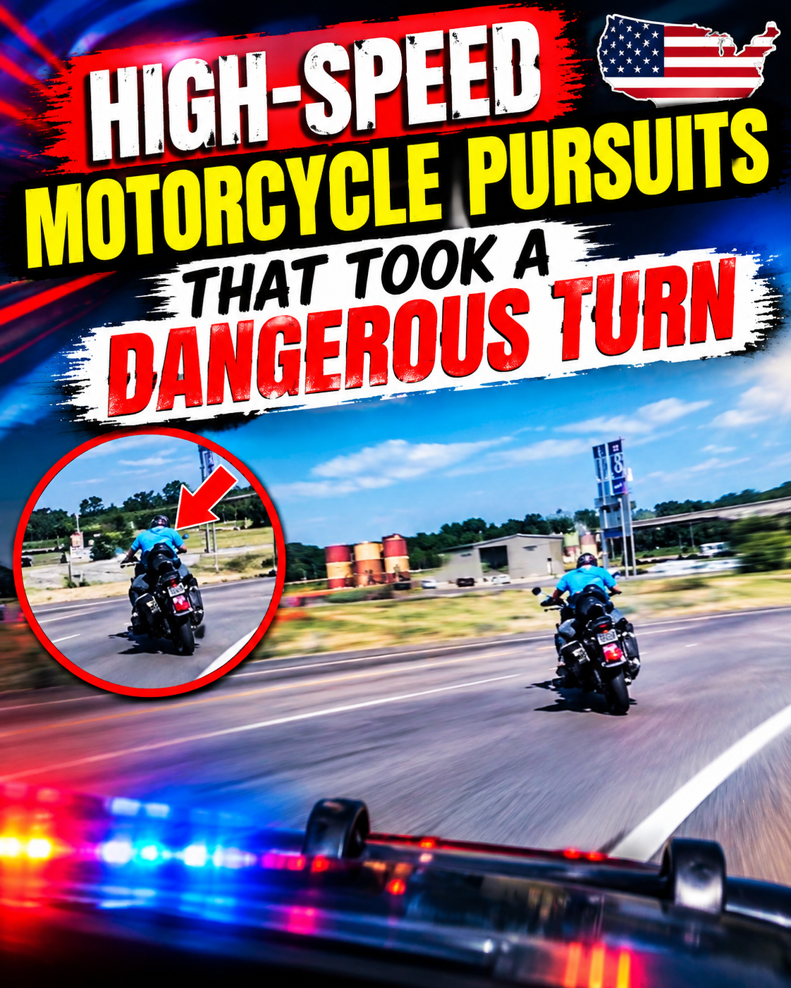 🏍️🚨 High-Speed Motorcycle Pursuits That Took a Dangerous Turn |  USA