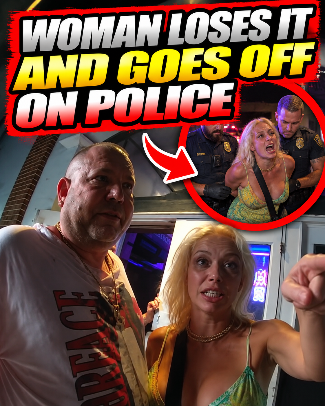 Woman Loses It and Goes Off on Police