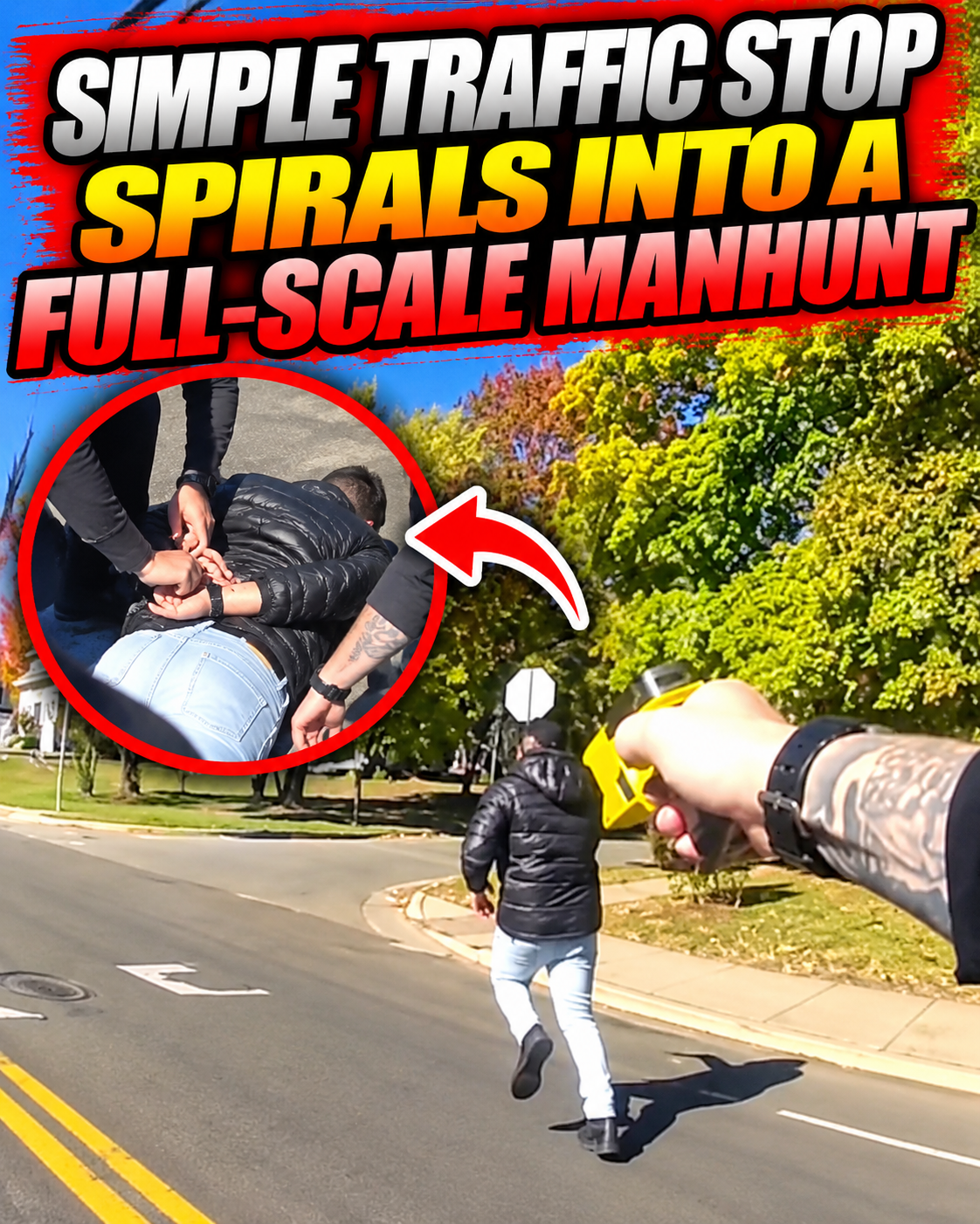 Simple Traffic Stop Spirals Into a Full-Scale Manhunt