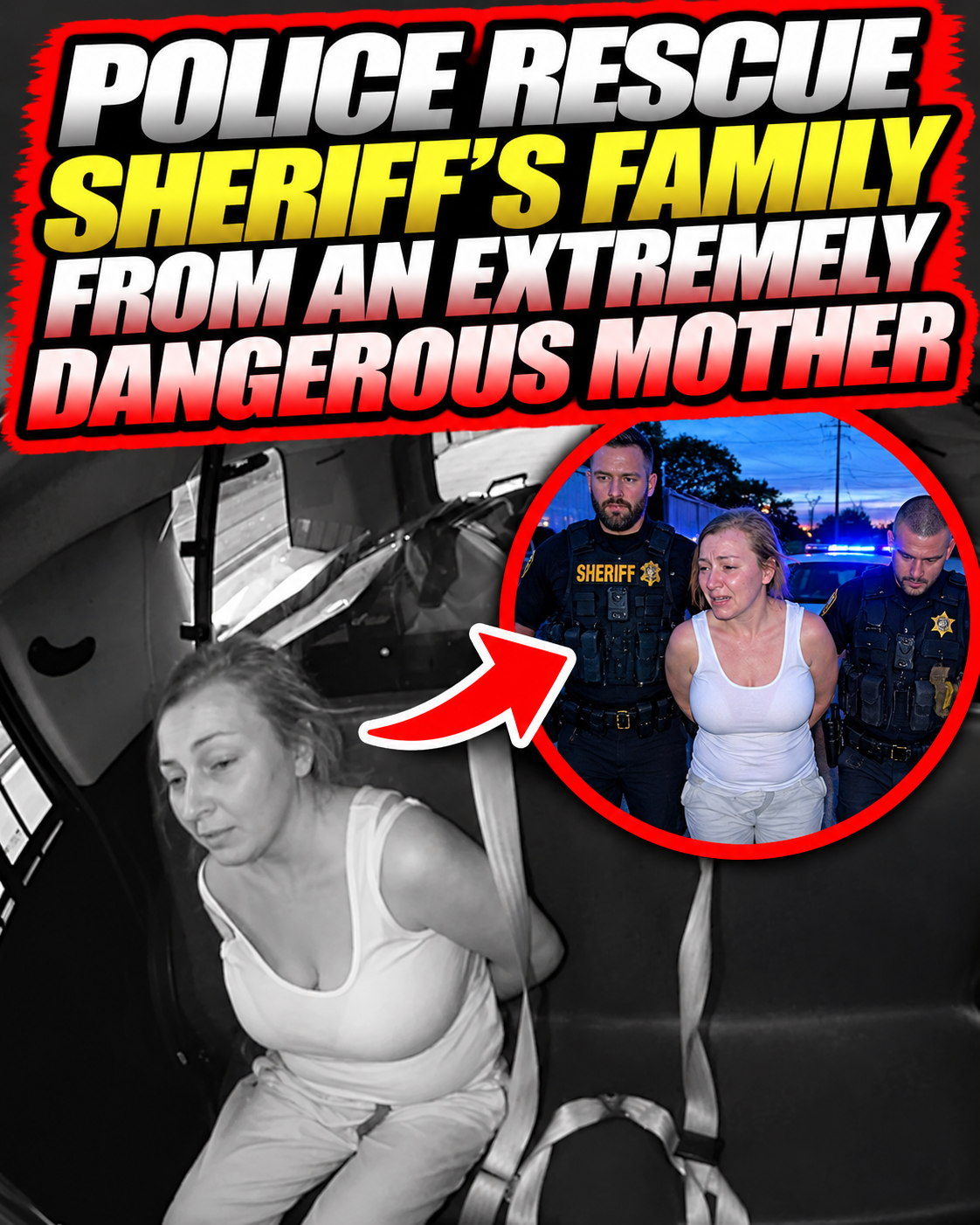 Police Rescue Sheriff’s Family From an Extremely Dangerous Mother