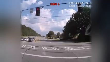 Body-camera frame from the September 20, 2022 traffic stop