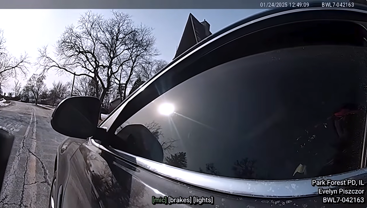 Park Forest Police bodycam during January 24 2025 traffic stop