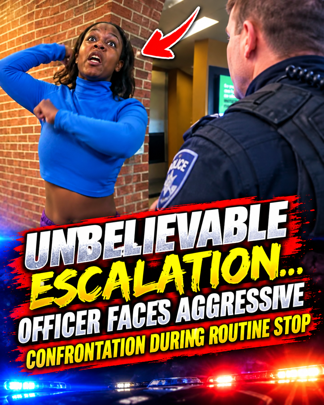 Unbelievable Escalation...Officer Faces Aggressive Confrontation During Routine Stop