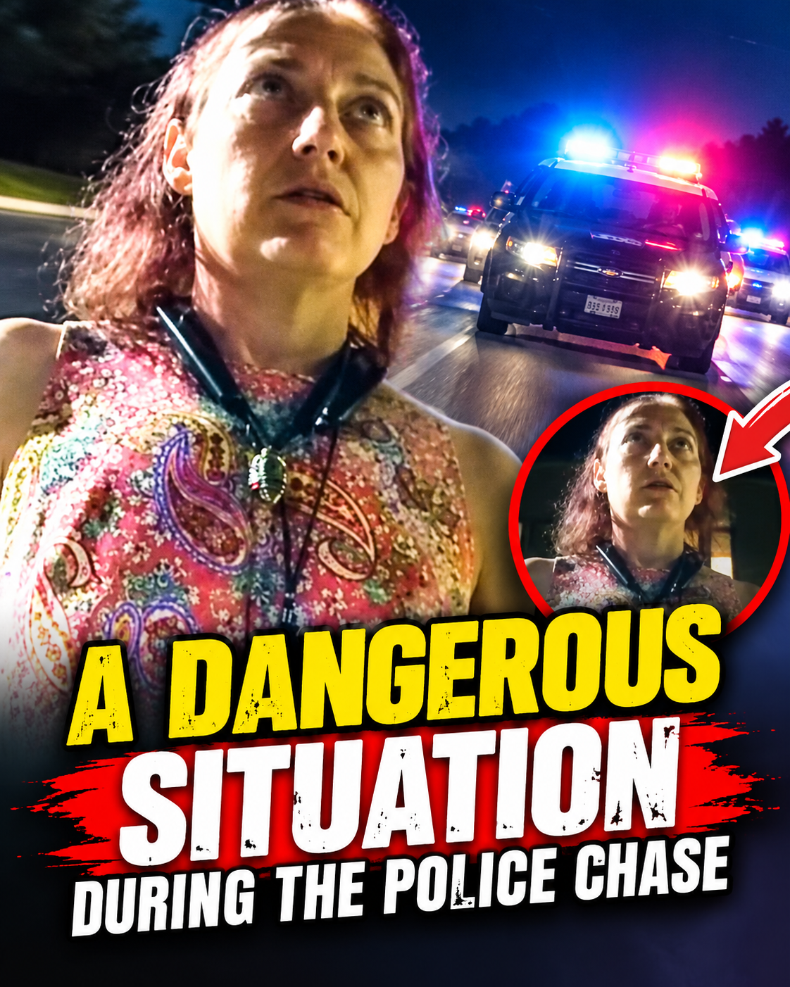 Mom Puts Her Daughter in Danger During Police Chase