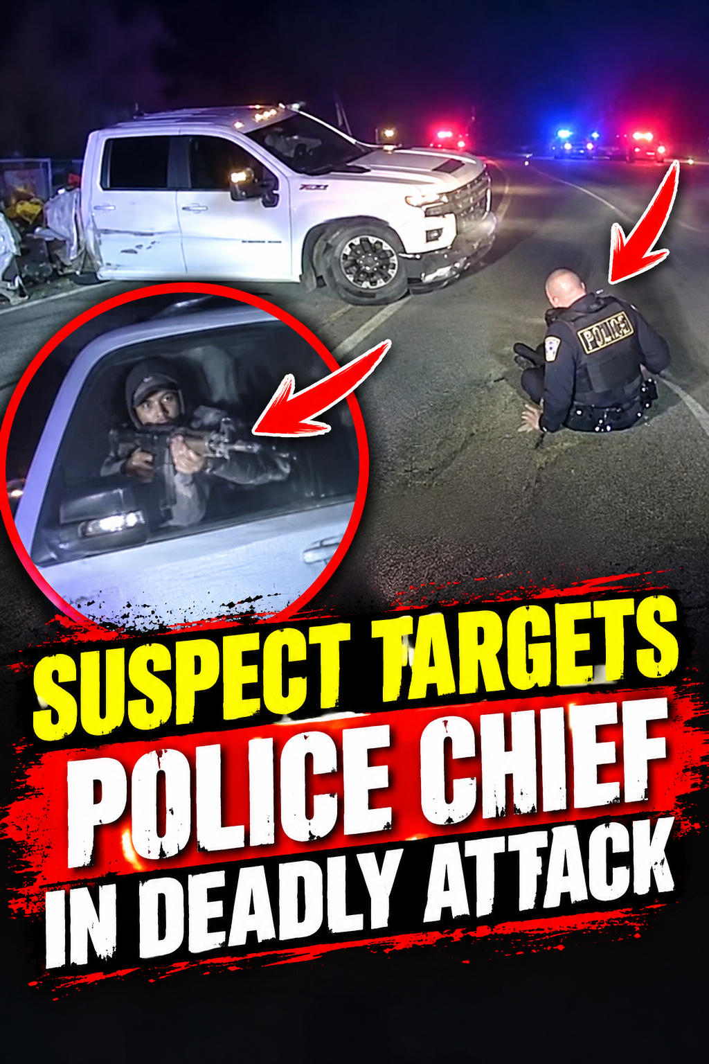 Suspect Targets Police Chief in Deadly Attack
