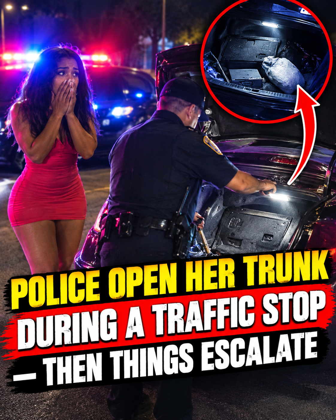 Police Open Her Trunk During a Traffic Stop — Then Things Escalate