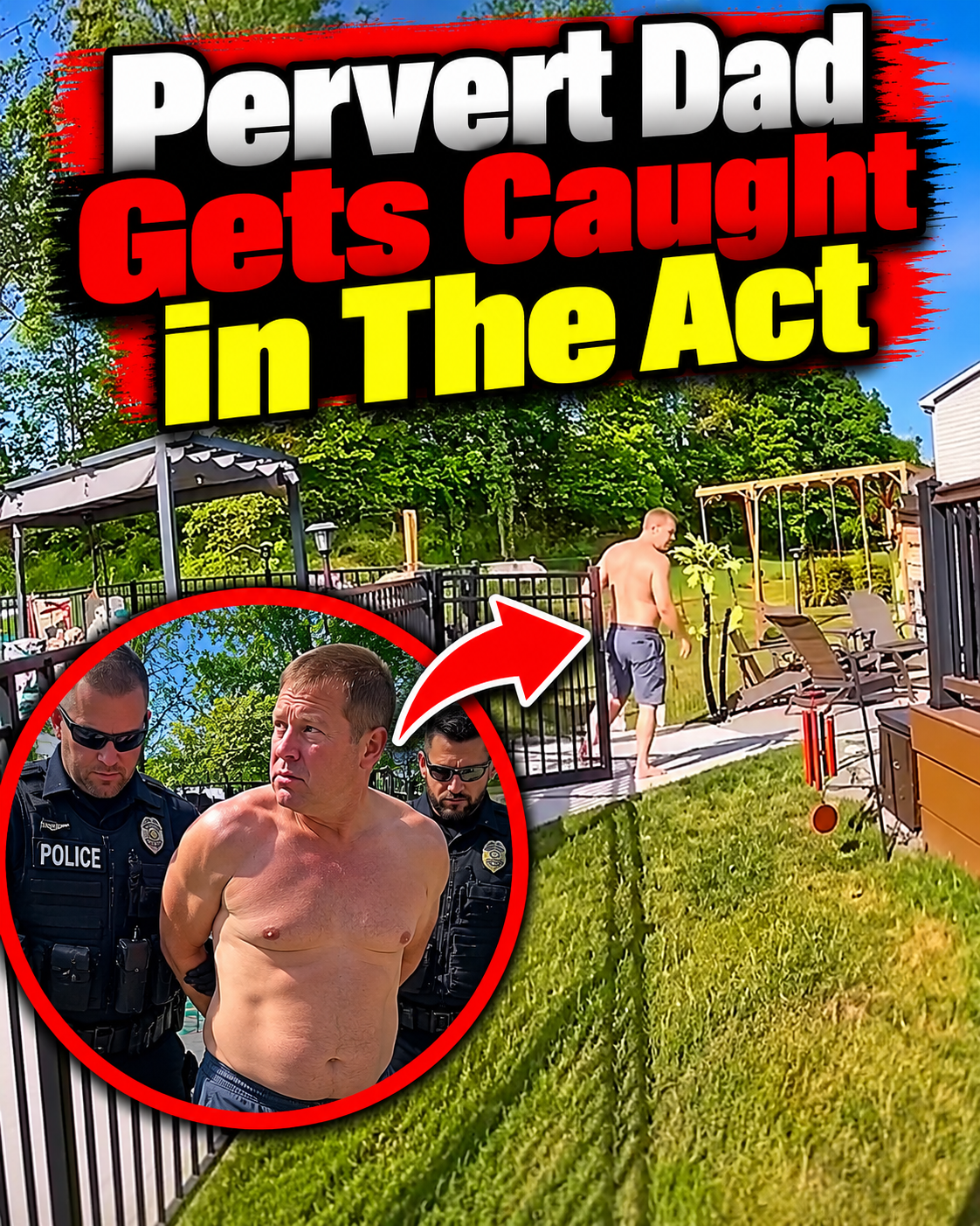 Pervert Dad Gets Caught in The Act