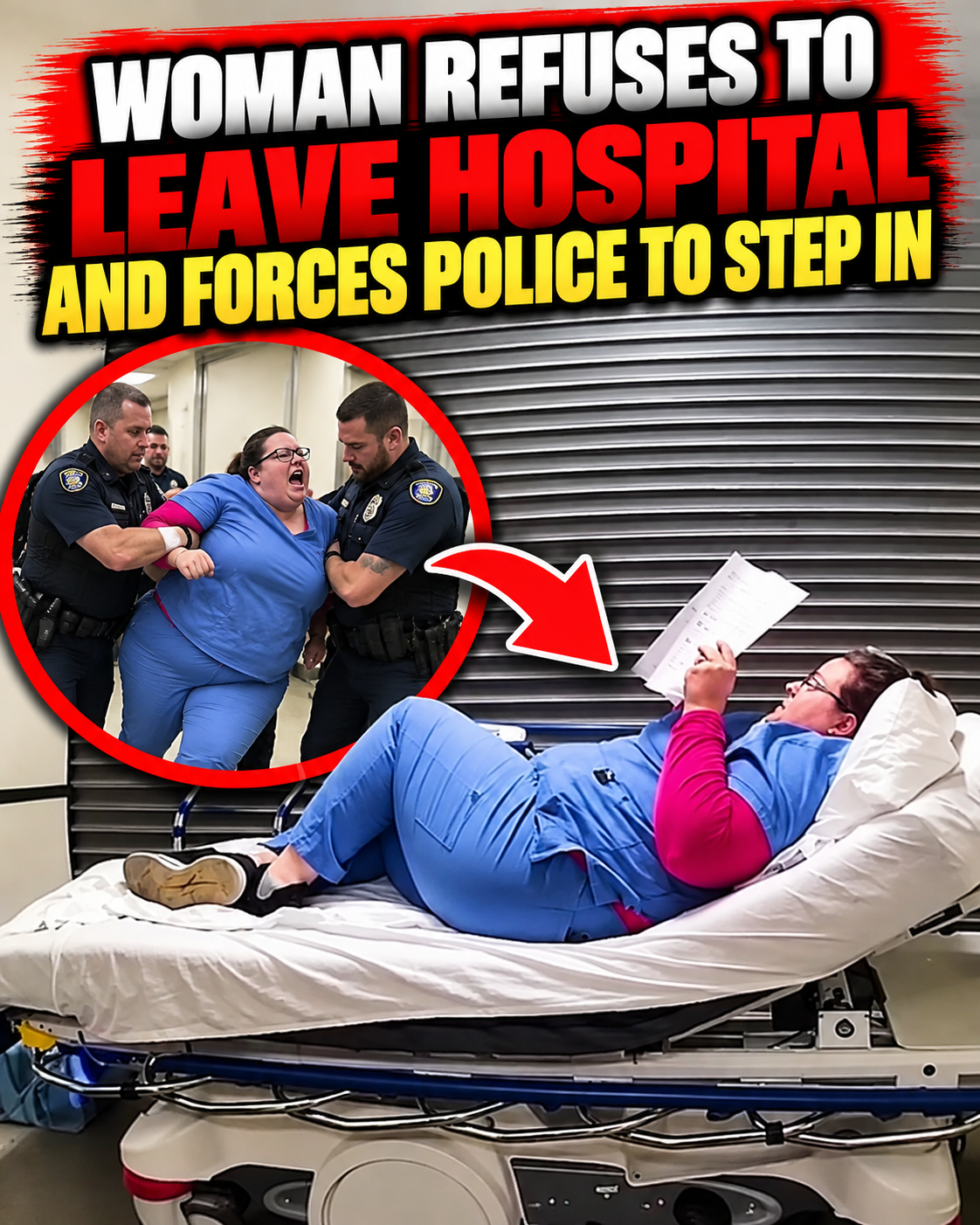 Karen Refuses to Leave Hospital Cops Drag Her Out | Karens Getting Arrested By Police