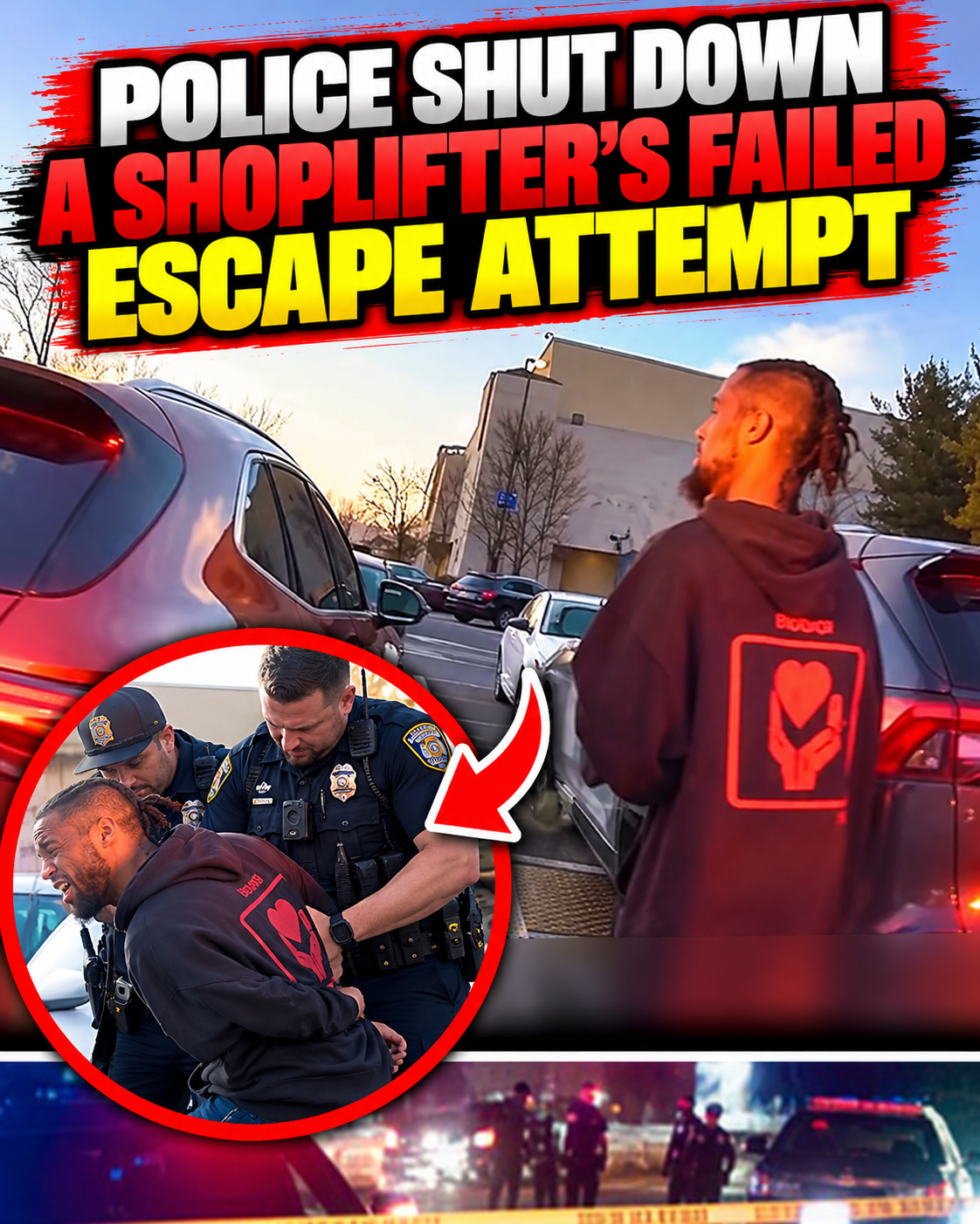 How Police Ruined This Shoplifter’s Terrible Escape Plan