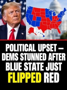 “Blue State Flips Red” — The Viral Graphic Explained