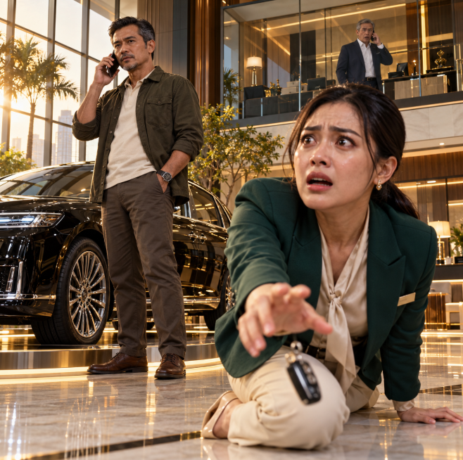 03vid-Sales Ini Menghina Hendra karena Pakaiannya… Tapi Satu Telepon Membuat Seluruh Showroom Membeku