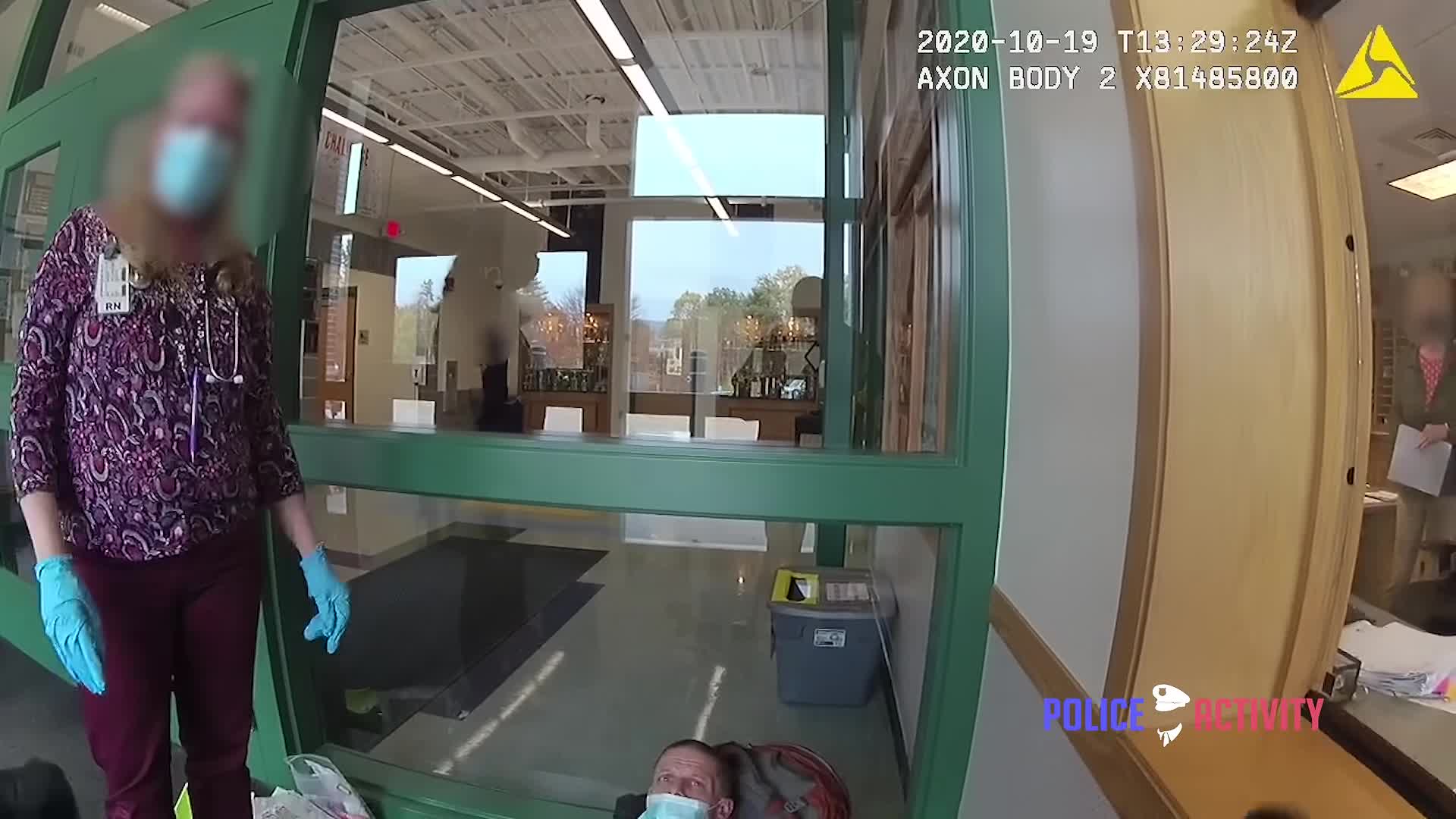 Uncropped frame from the supplied Ethan Freeman body-camera video