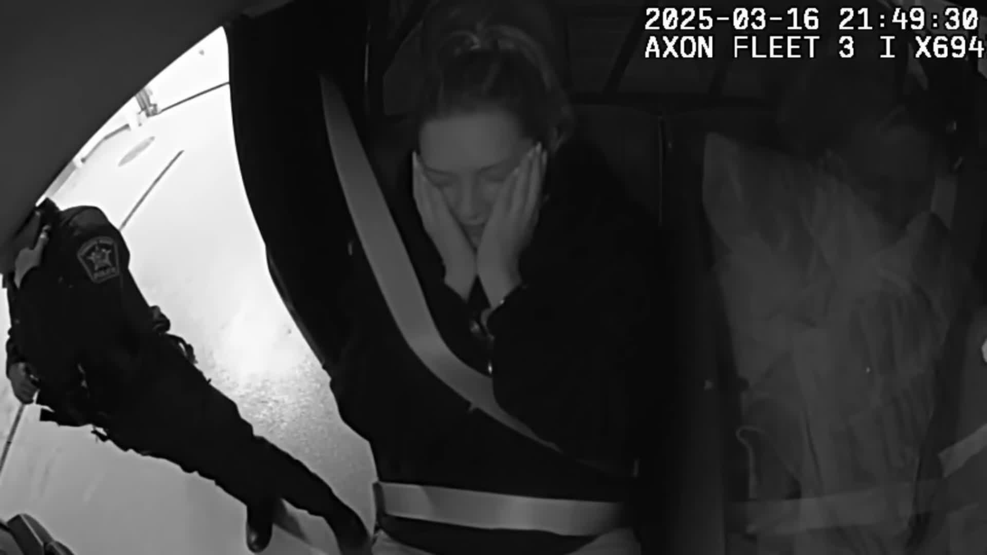 Uncropped frame from the supplied police footage