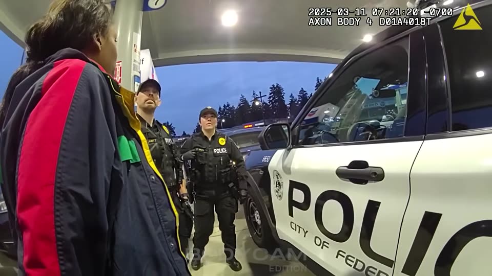 Uncropped frame from the supplied March 11, 2025 body-camera footage