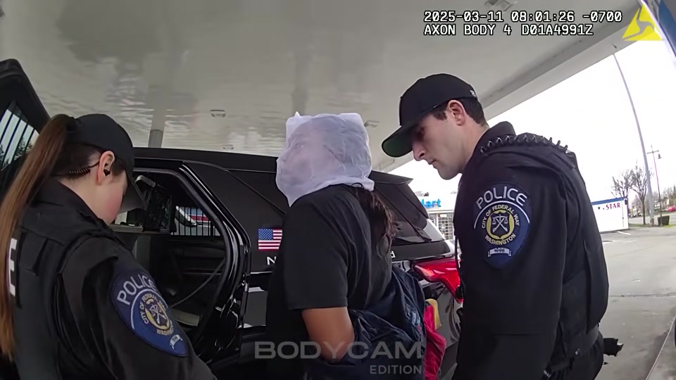 Uncropped frame from the supplied March 11, 2025 body-camera footage