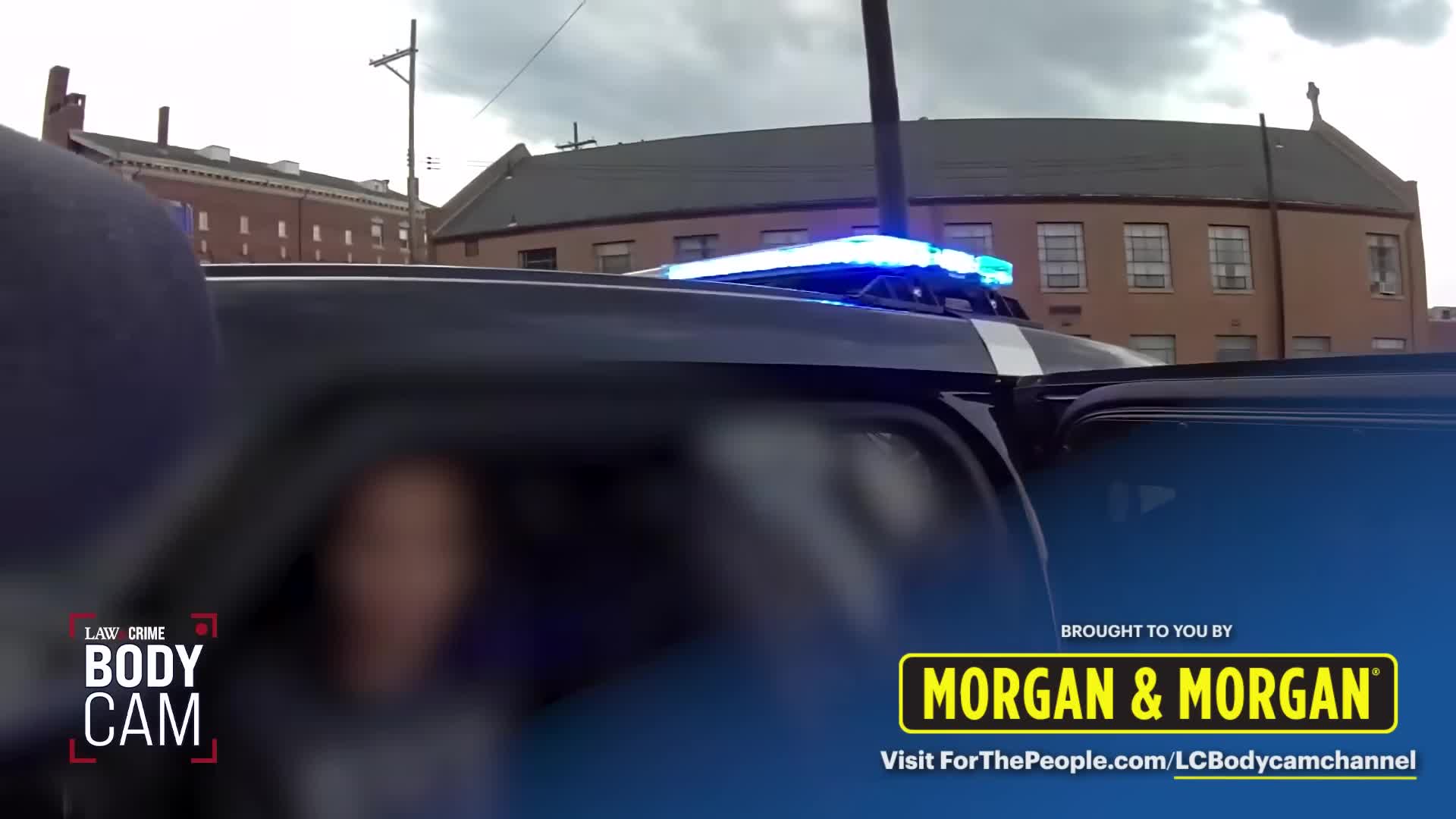Frame from the supplied Alliance police footage