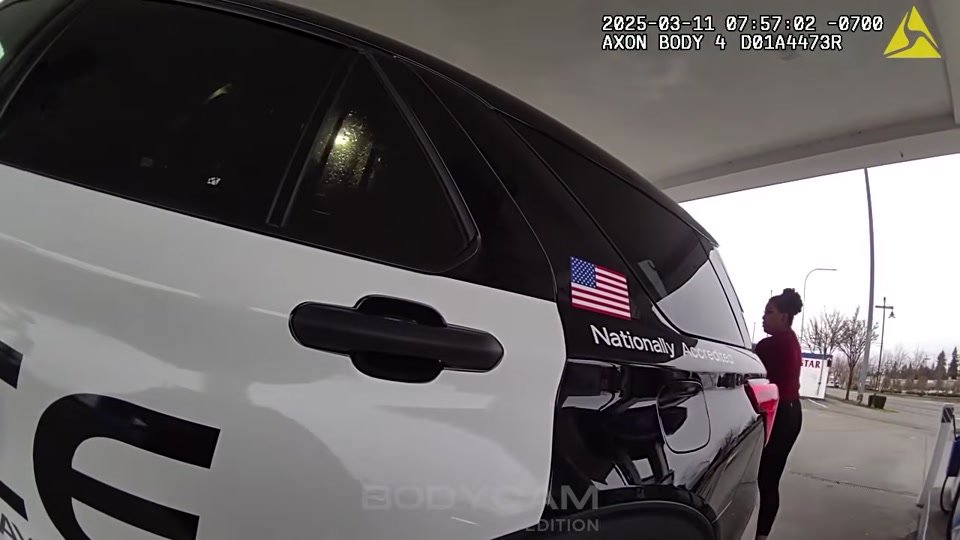 Uncropped frame from the supplied March 11, 2025 body-camera footage