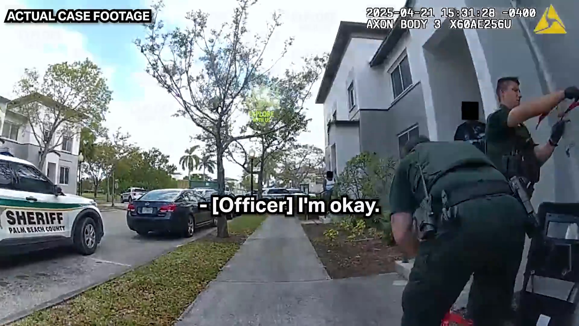 Uncropped frame from the supplied case footage