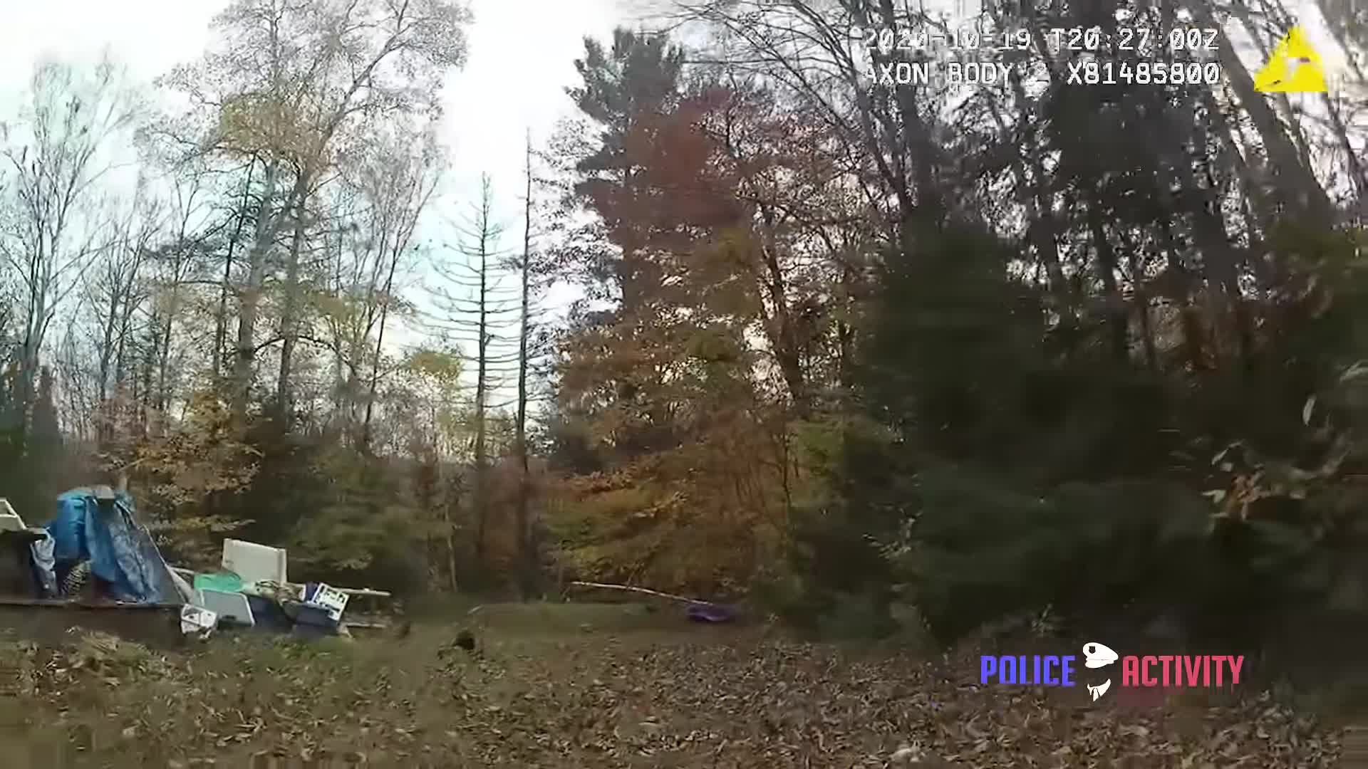 Uncropped frame from the supplied Ethan Freeman body-camera video