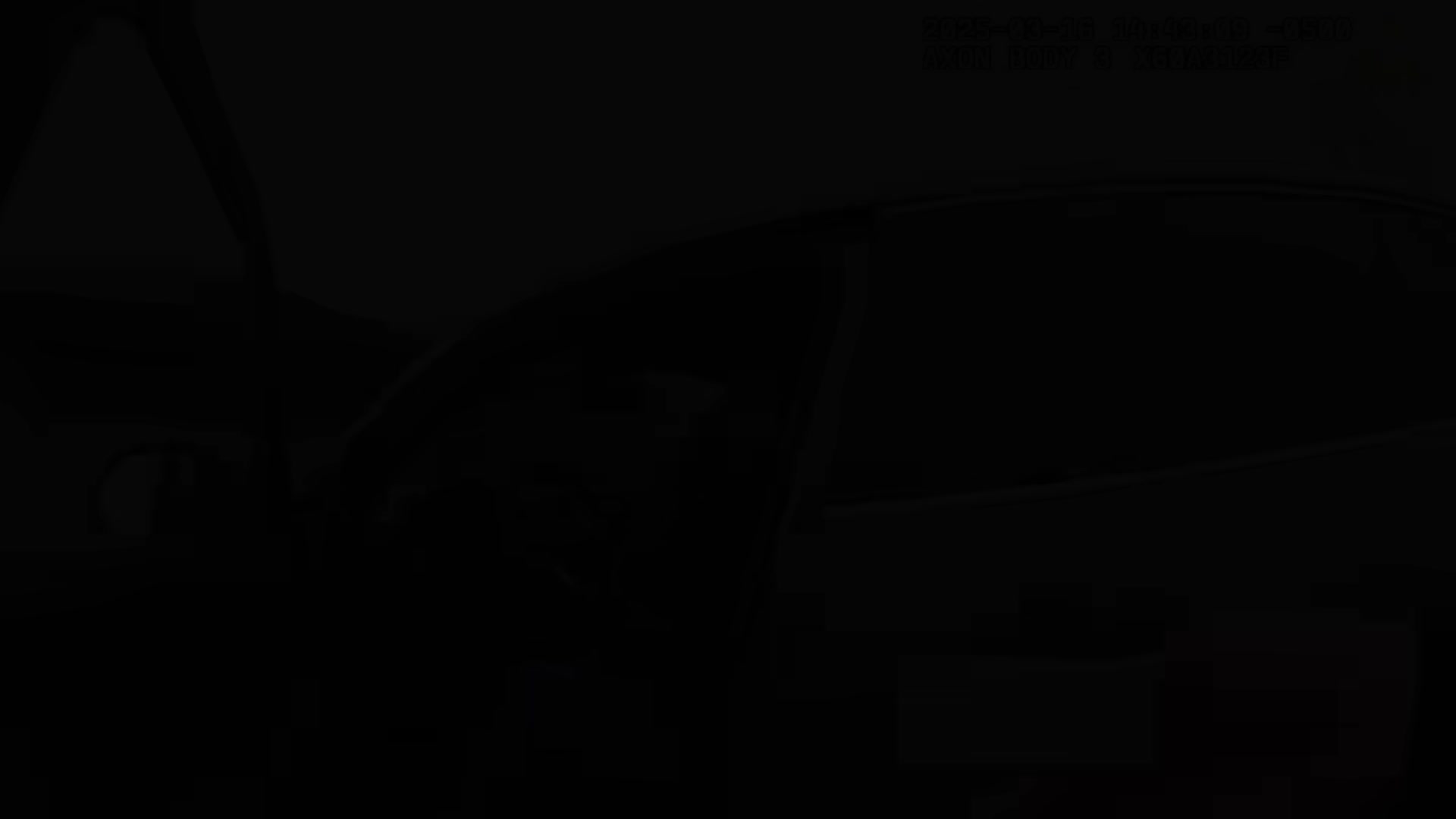 Uncropped frame from the supplied police footage