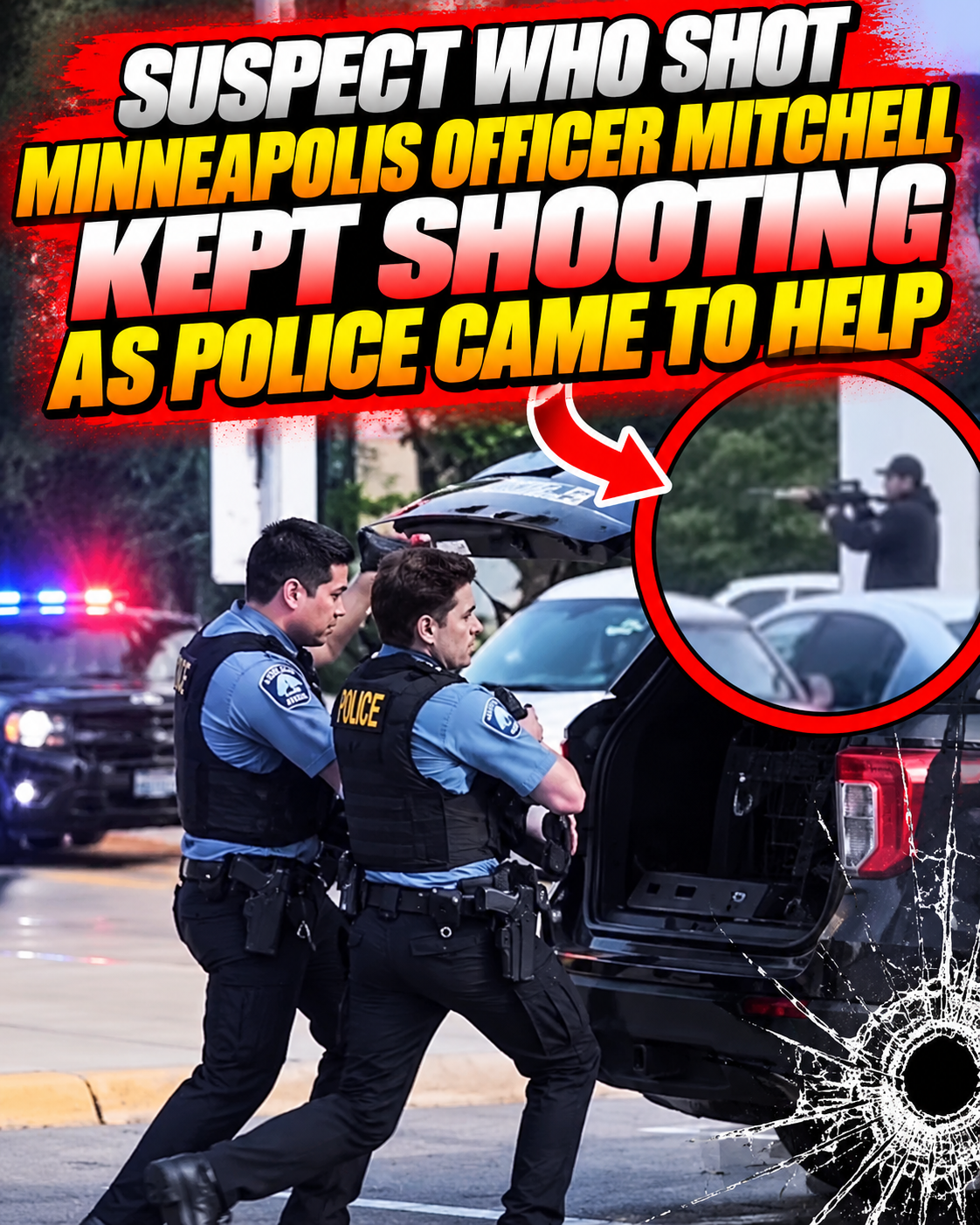 Suspect who shot Minneapolis officer Mitchell kept shooting as police came to help