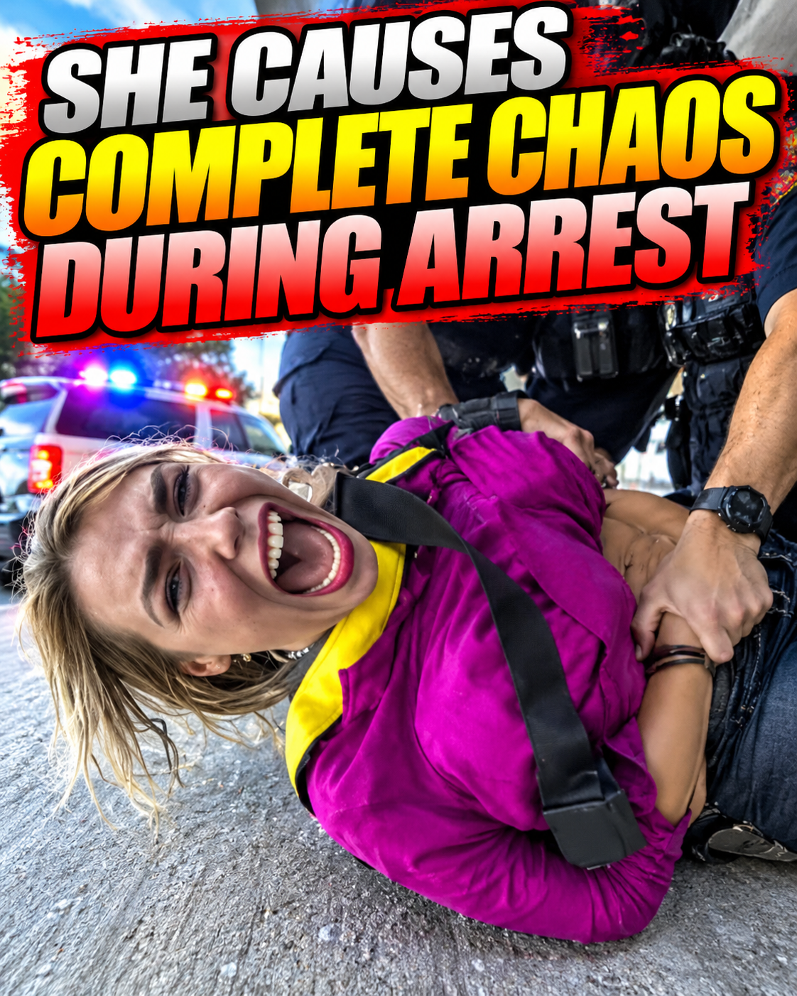 Entitled 18-Year-Old Causes Complete Chaos During Arrest
