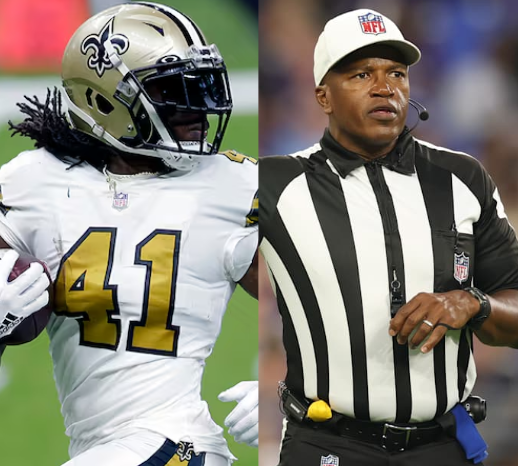 Saints in Shock: Alvin Kamara’s ‘Hero’ Moment as Referee Shawn Smith Gets Shoved Down by Raiders Player in Week 3 – Viral Video Rocks NFL