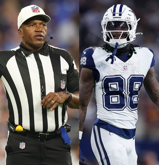 Los Cowboys, en shock: el momento ‘héroe’ de CeeDee Lamb cuando el árbitro Shawn Smith es empujado al piso por un jugador de los Ravens en la Semana 3 — un video viral sacude a la NFL