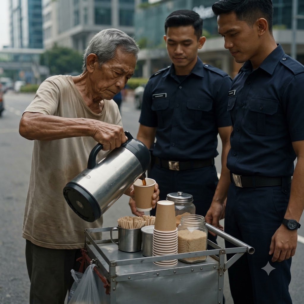 231D Seorang kakek penjual kopi dipermalukan polisi… Beberapa jam kemudian, keduanya mulai ketakutan!