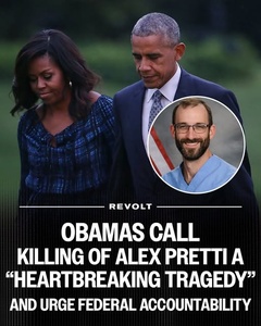 Obamas Call Killing of Alex Pretti a "Heartbreaking Tragedy," Urge Federal Accountability