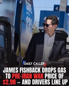 James Fishback sparked a new political controversy by bringing gas prices back to $2.98.