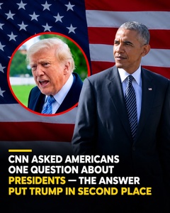 A NEW CNN POLL ASKED WHO AMERICANS ADMIRE MOST — THE GAP IS HARD TO MISS